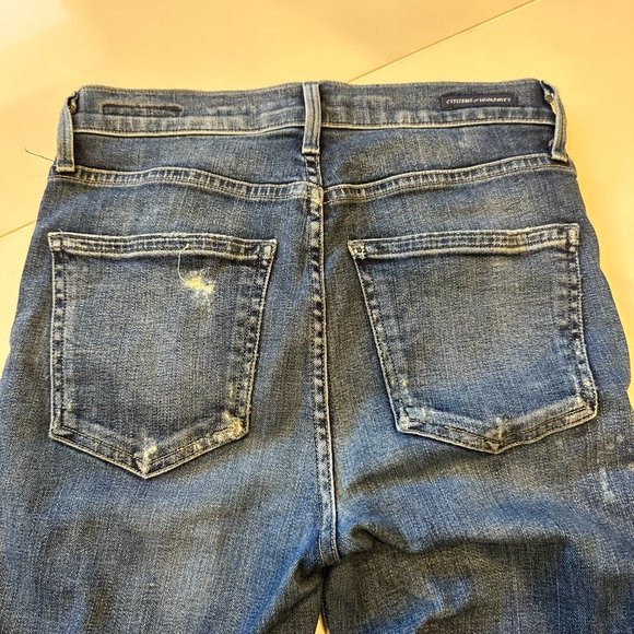 Citizens of Humanity Rocket High Rise Distressed Skinny Jeans - Picture 11 of 13